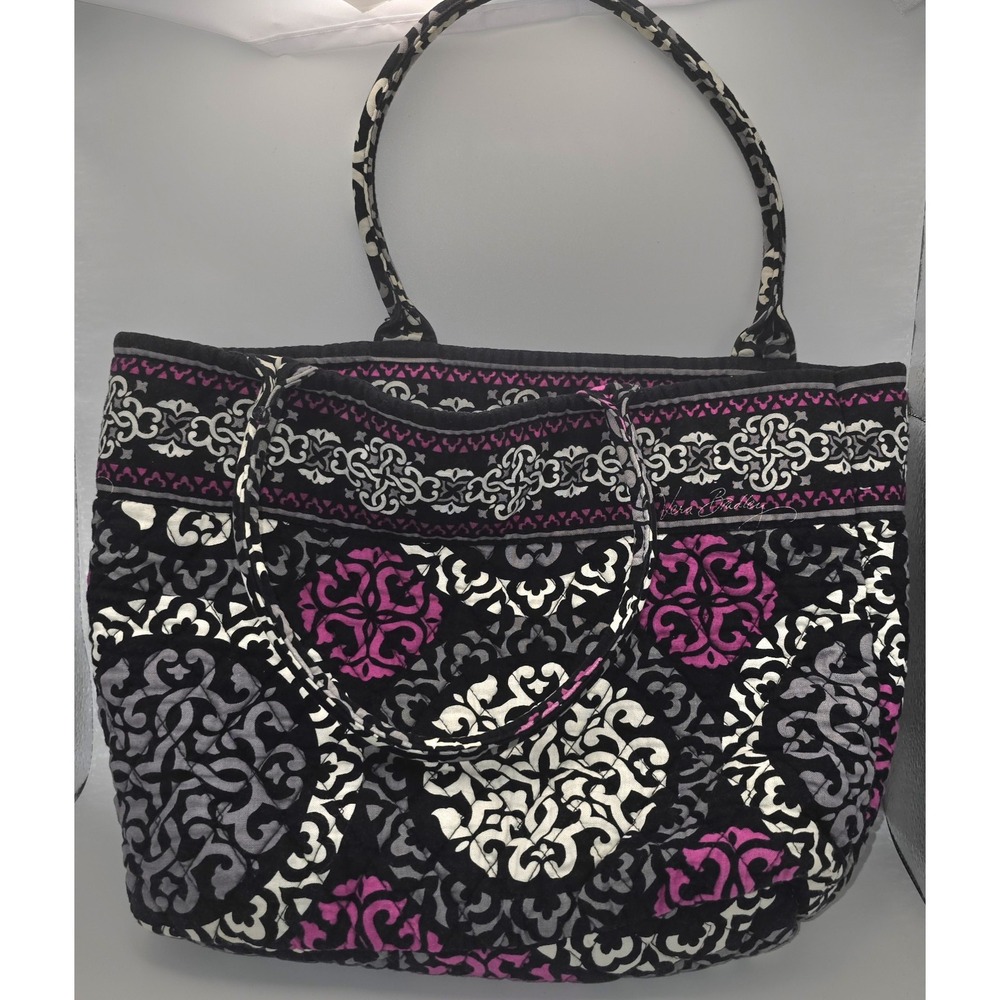 VERA BRADLEY Canterbury Magenta 10" L x 5" W‎ x 10" H Satchel Handbag -1281
